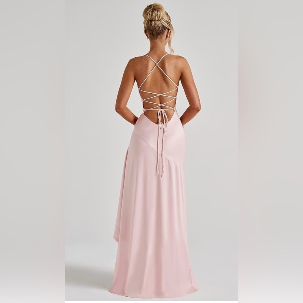 Hot Pink Maxi Dress - Picture 2 of 2